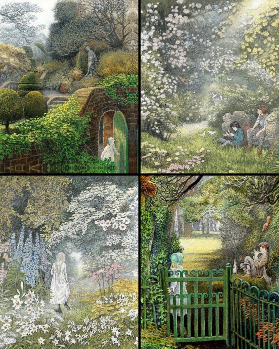 Illustrations for The Secret Garden by Inga Moore