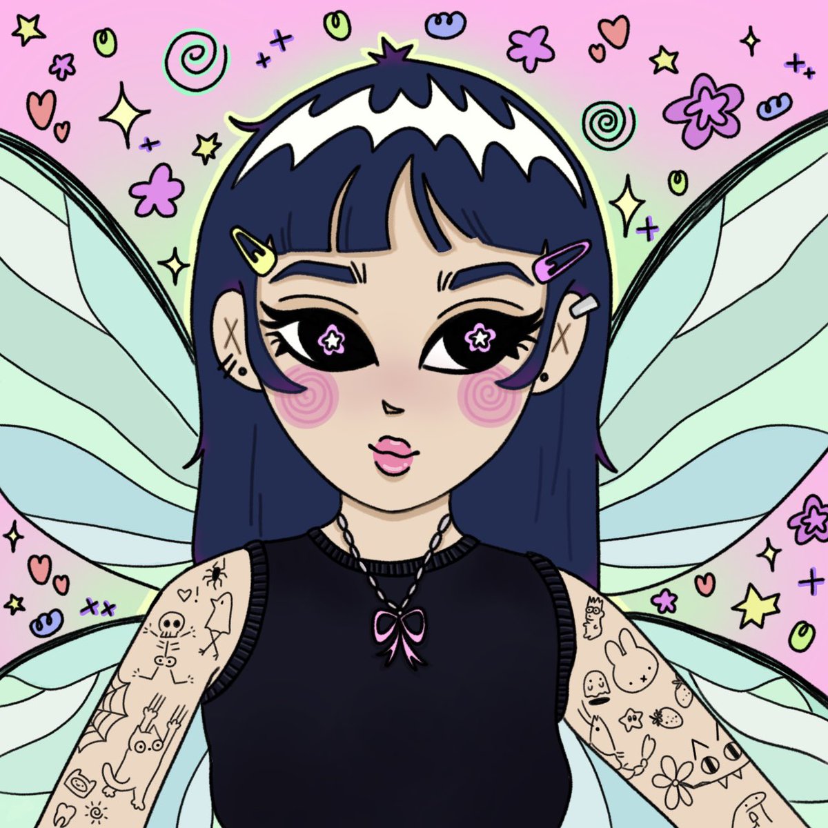 two0th's tweet image. 🦷🧚 fairy obsession is just beginning 
.
.
.
.
.
#illusrtation #illust #art #artph #drawing #digitalart #digitalartph #ibispaint #ArtistsOfTwitter