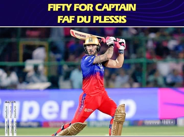 50 of  Captain 
#FafduPlessis!
#IPLUpdate 
#IPL