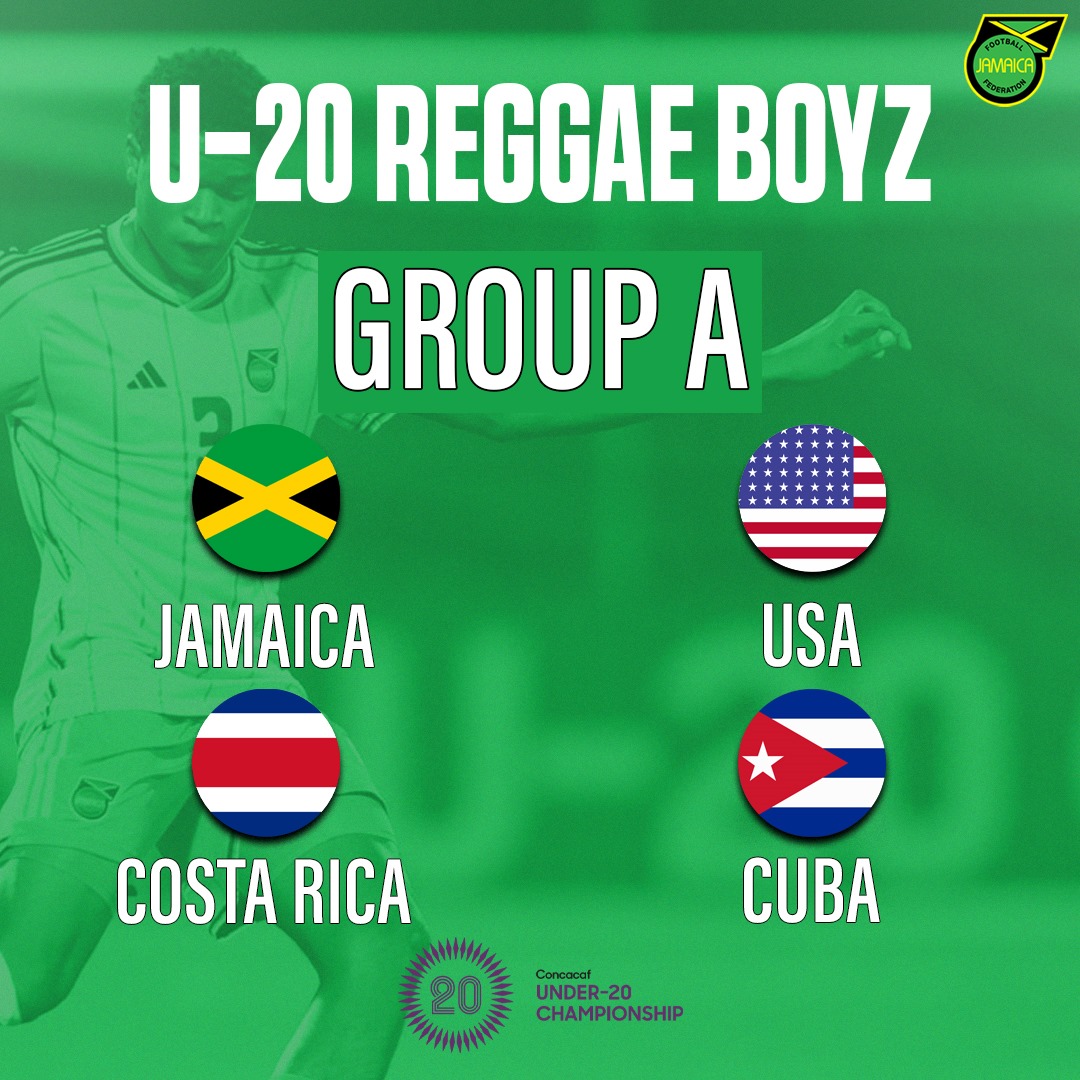 Our Group is now set for the CONCACAF U20 Championship in July in Mexico 🇯🇲⚽️