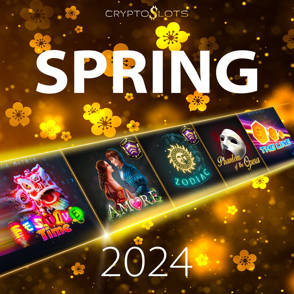 Soon the flowers will bloom! 🌺🌸🌼🌻

So check out the best slots to play this spring! 👇

cryptoslots.com/en/5-slots-to-…