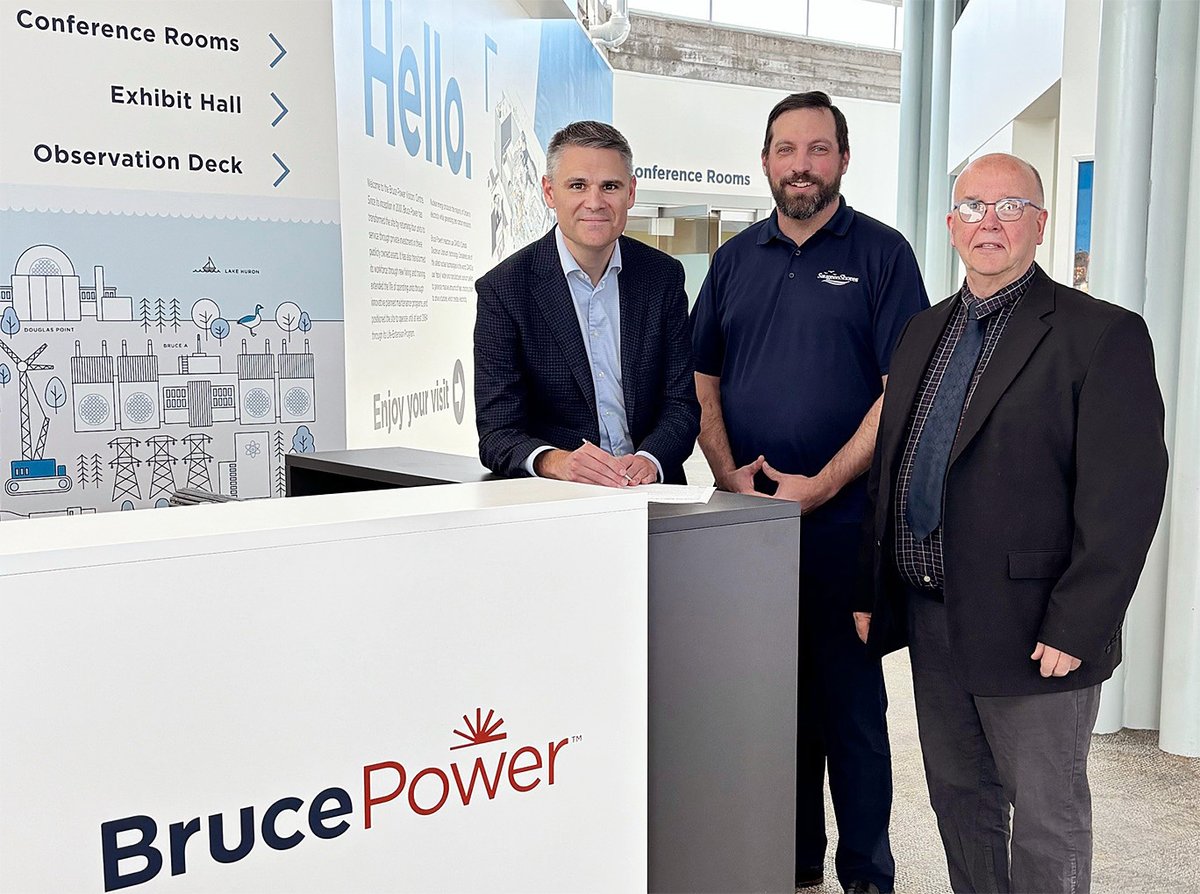 We are pleased to partner with @Kincardine_ON and @SaugeenShoresON to provide $300,000 in funding to help support Emergency Room availability and the hospitals in our host communities. brucepower.com/2024/04/11/bru…