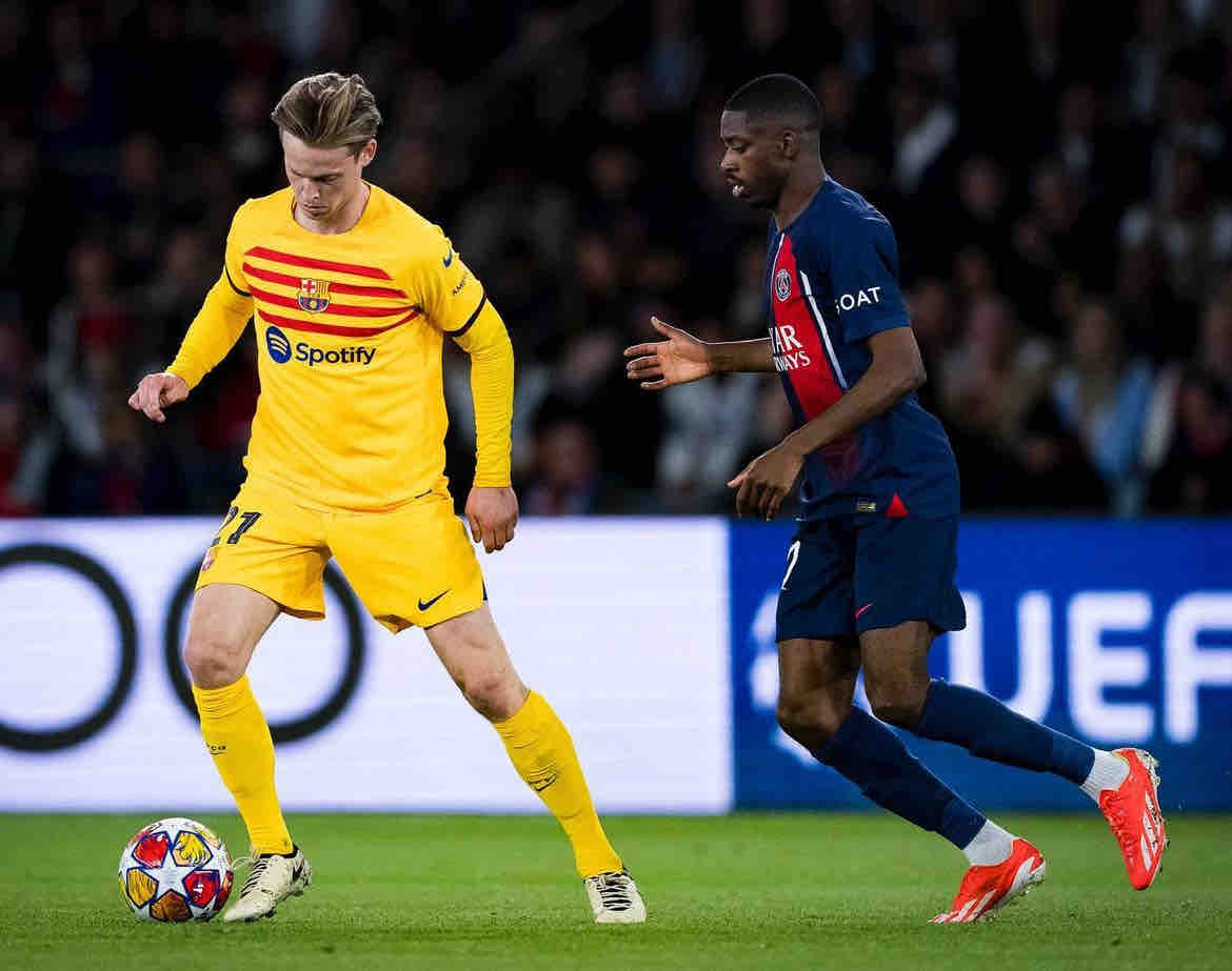 📲| Frenkie on IG: “Champions League Night ⚽️ Thank you for your support Cules. See you next week at home 🤩💙❤️”
