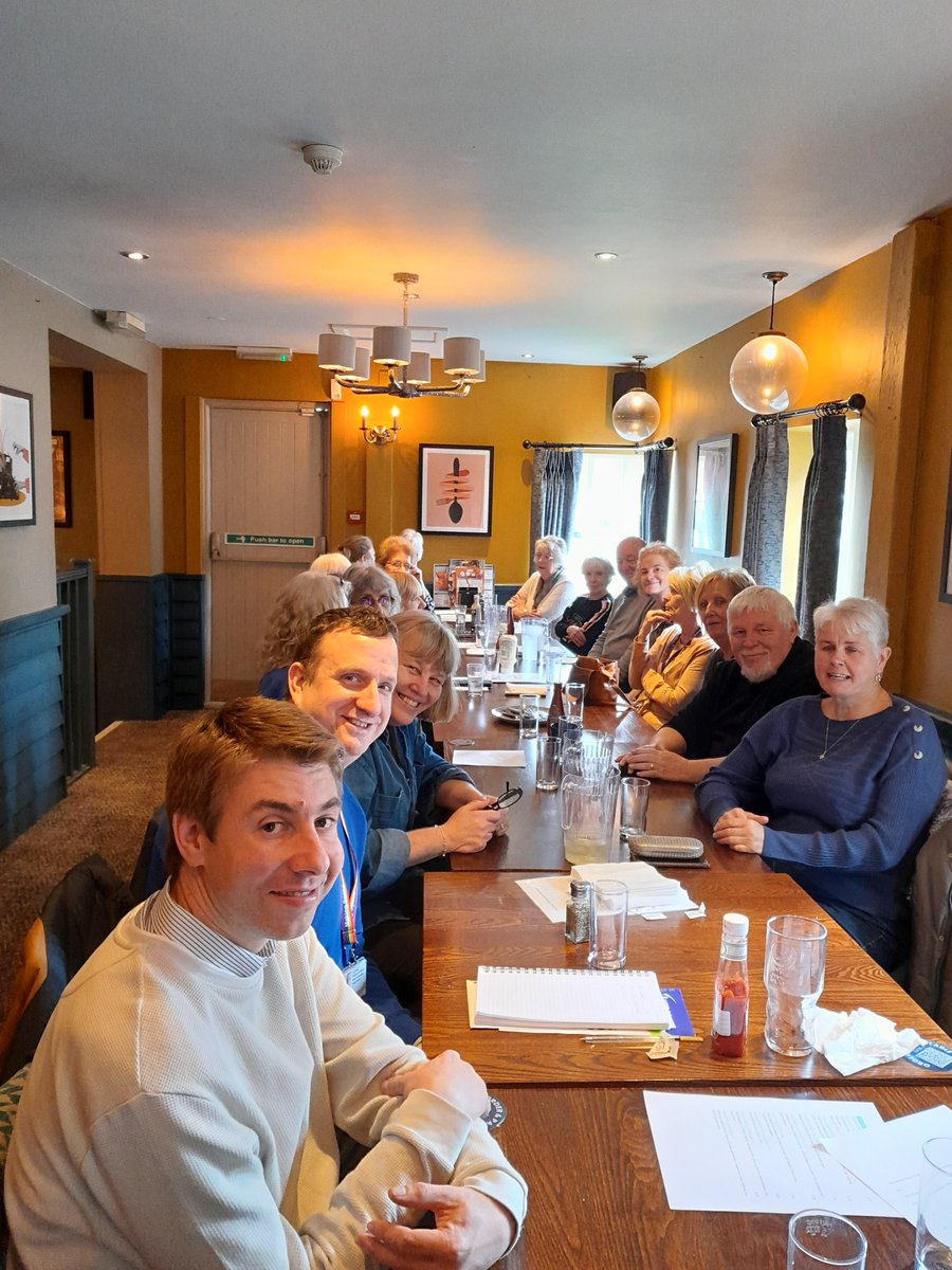 Last week our volunteer team met with our wonderful volunteers from our #Derby #DementiaSupport Service to hold a thank you lunch. In total, we have 34 amazing #volunteers at our service. We so thankful for our volunteers for giving their time and for making a real difference ❤️