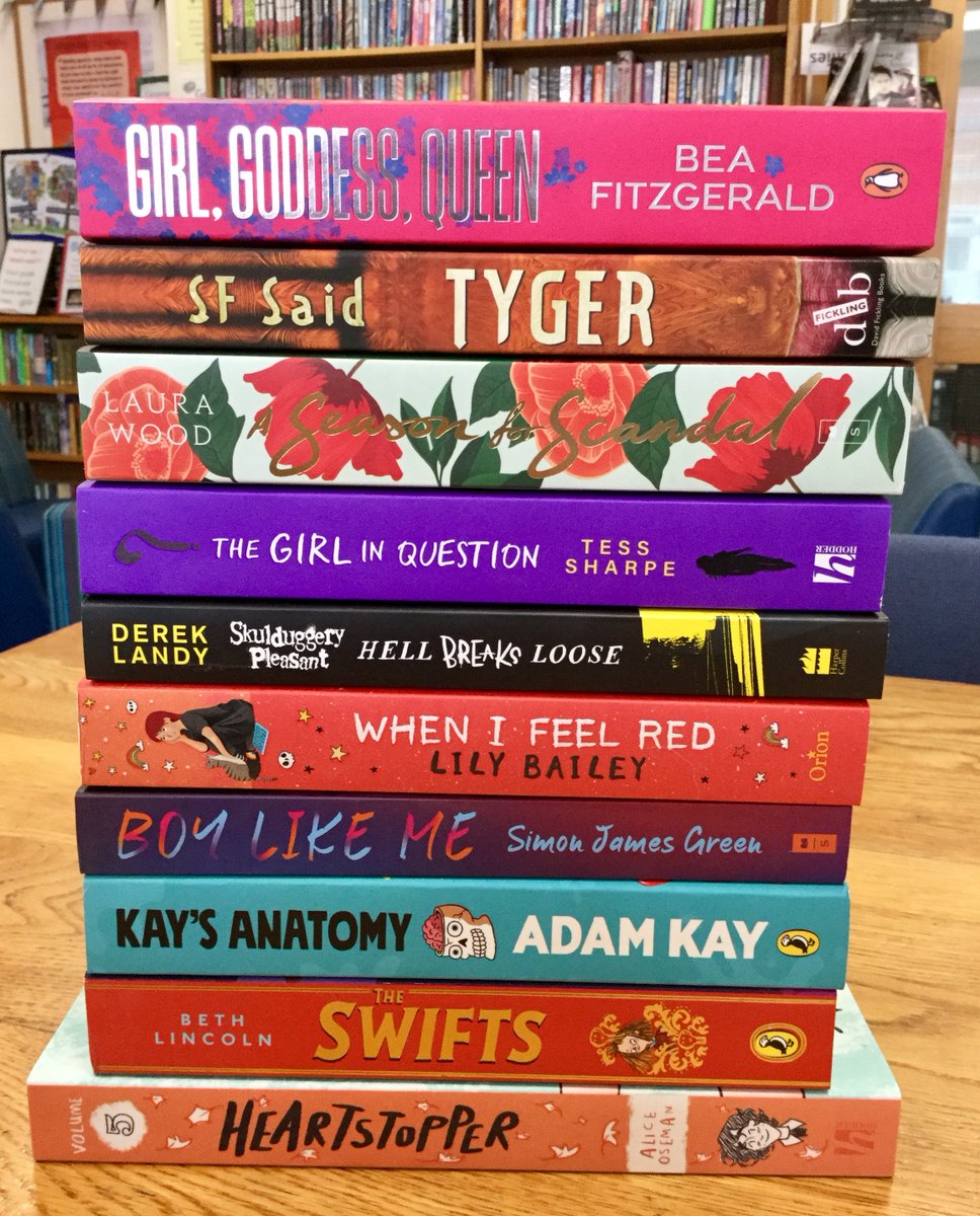 Lovely to receive this speedy #bookdelivery from
@scholasticuk on our return to school😊Can't wait to share these recent great titles from @simonjamesgreen @lauraclarewood @AliceOseman @bethatintervals @sharpegirl  @LilyBaileyUK @DerekLandy @whatSFSaid @Bea_a_Bea❤️📚#getborrowing