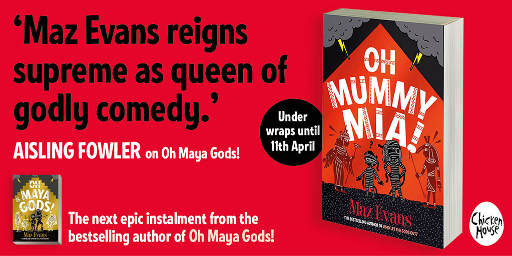 Happy book birthday to @mazevansauthor's Oh Mummy Mia! Join the Gods Squad in Ancient Egypt in the new hilarious adventure from the bestselling author of the Who Let the Gods Out series⚡️⚡️ 📚Pick up a copy - shorturl.at/iyAFP