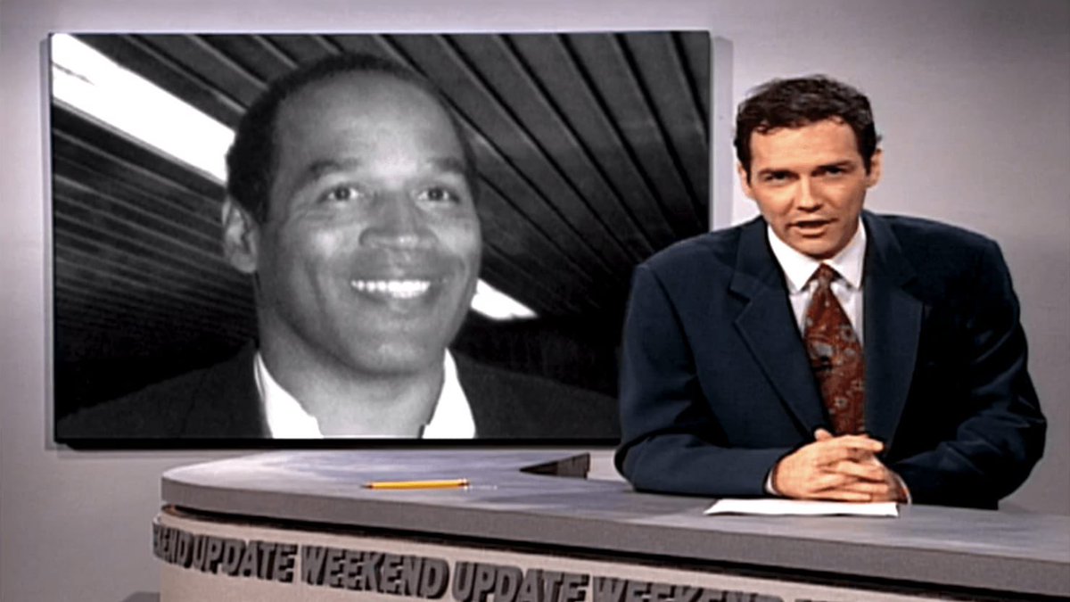 So, OJ Simpson is dead. Breaking news, the form of cancer he had just took off in a white Bronco. It’s probably going to look for his REAL KILLER. [studio audience in the afterlife gives tepid reaction, Norm shrugs] This man murdered two people.