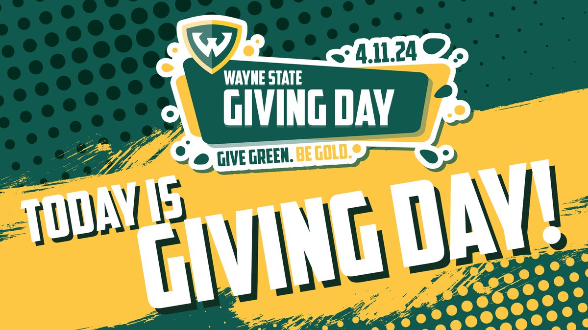 waynestatecoe's tweet photo. Large or small, every gift counts. Almost half of last year's gifts were less than $100. Your generosity fuels the collective momentum that propels us to greater heights each year. Help Wayne State reach our goal on Giving Day 2024! https://t.co/qtTwoP0Ikl #GiveGreenBeGold https://t.co/D0OLfkL95u