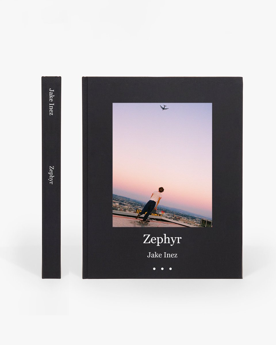 Today is my birthday and during the last 3 years I've captured life around me and turned it into my latest book 'Zephyr'. It is available now for Pre-Order! 🎈 Cheers to more life 🫶 jakeinez.net/books/p/zephyr