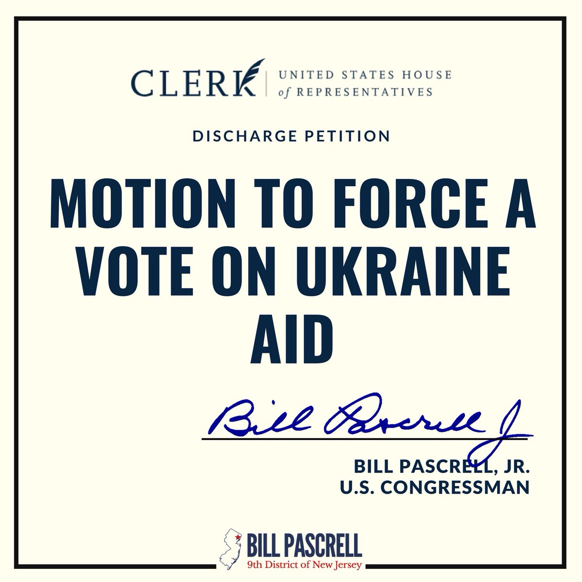 There are now 194 members calling for Congress to let us vote on Ukraine aid. We just need a few courageous republicans to join us to force a vote. Time is running out let us vote!
