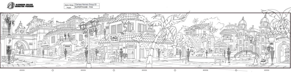 Panoramic BG homework WIP 🌴