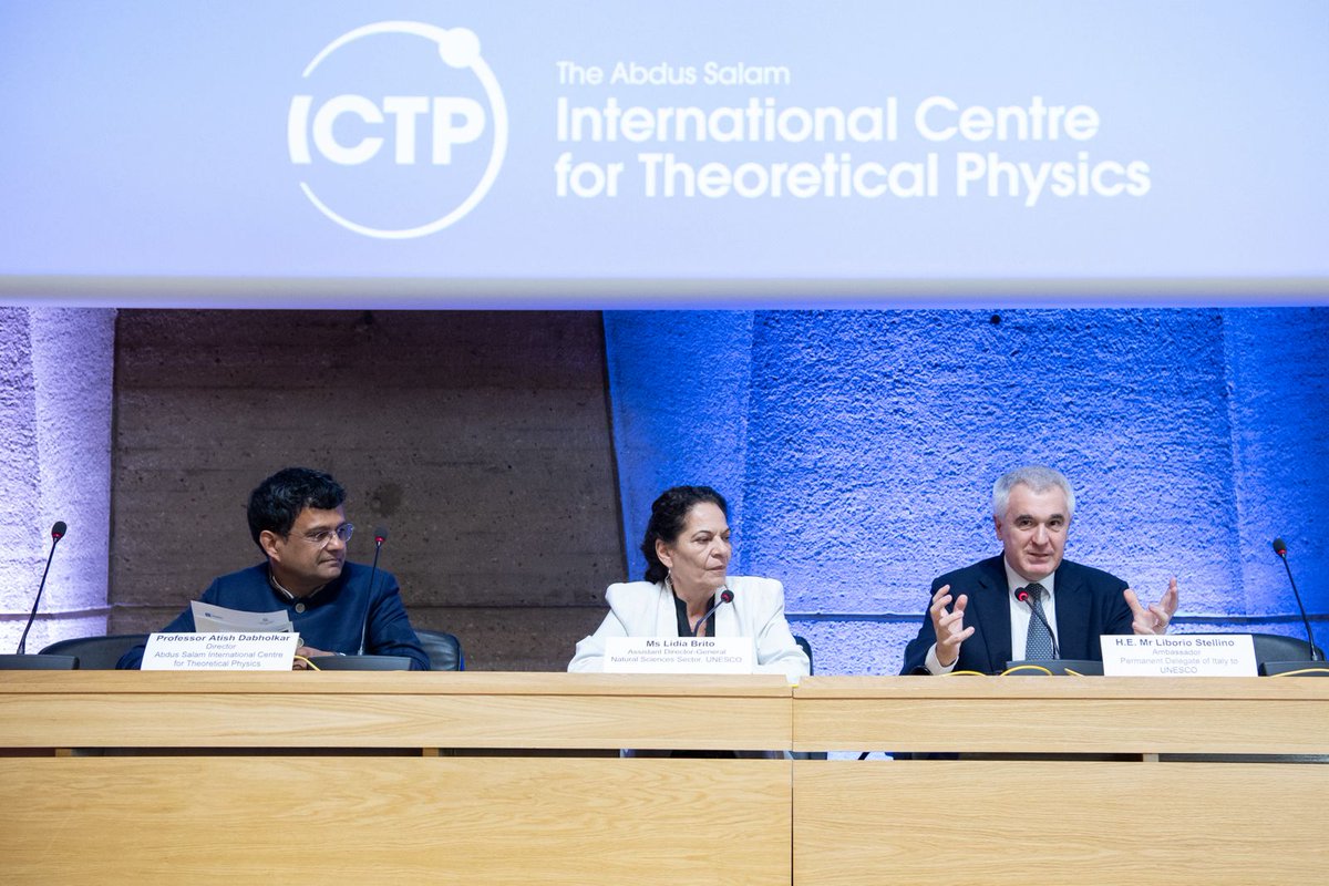 Yesterday @UNESCO we celebrated the 60th anniversary of @ictpnews, a Category 1 Institute based in Trieste and proudly supported by Italy. A center of excellence in basic sciences and a resource for UNESCO membership.