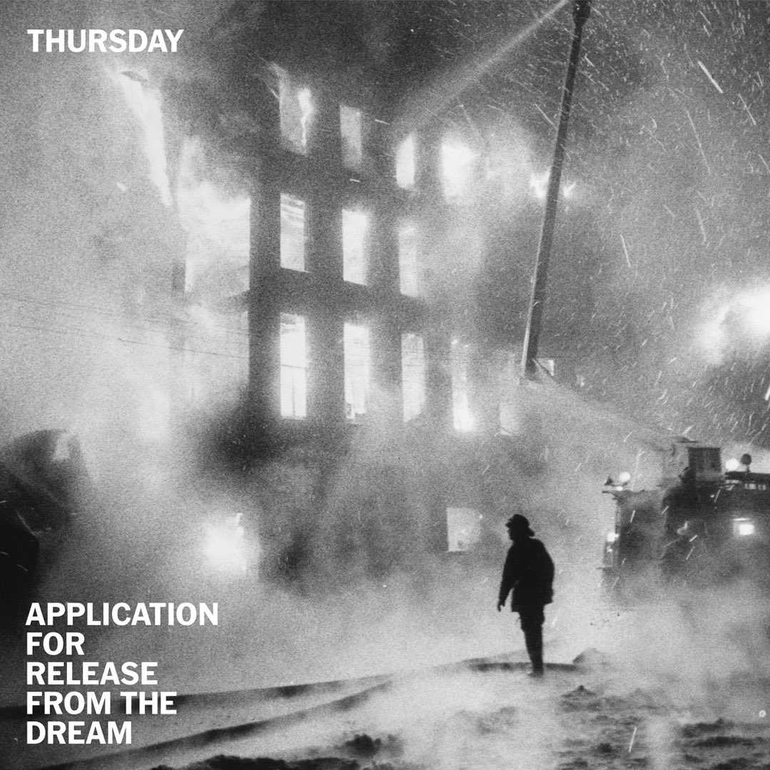 Tonight. The first new Thursday song in thirteen years. I am so proud to be a part of this. Thank you all for making it possible for me to keep making music for all this time. Music is the answer. 🖤 found.ee/Thursday / @thursdayband