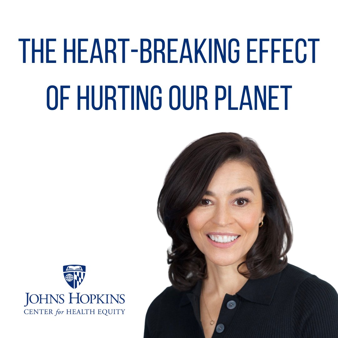 Did you know that #ClimateChange and other environmental factors can impact your health? Learn how environmental degradation impacts health from our Oct. Jam Session speaker @DrSoniaAngell “The Heart-Breaking Effect of Hurting Our Planet.' loom.ly/8XKiXbs #EarthMonth