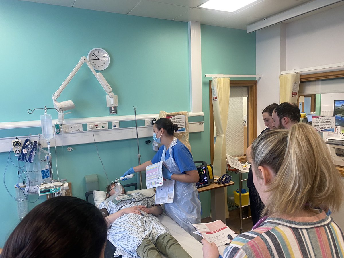 Emma Jennings (@elmjennings) on Twitter photo Bursting with pride <a href="/HospitalMallow/">Mallow General Hospital</a> #healthcaresimulation is up and running on our MAU floor! Nursing & medical colleague’s teamwork stabilise an acutely deteriorating patient with anaphylaxis 👏🏻 TY learners, <a href="/CiaraCostello8/">Ciara Costello</a> for scenario design & <a href="/StephRyng/">Steph Ryng</a> @HrSswhg for equipment Bursting with pride <a href="/HospitalMallow/">Mallow General Hospital</a> #healthcaresimulation is up and running on our MAU floor! Nursing & medical colleague’s teamwork stabilise an acutely deteriorating patient with anaphylaxis 👏🏻 TY learners, <a href="/CiaraCostello8/">Ciara Costello</a> for scenario design & <a href="/StephRyng/">Steph Ryng</a> @HrSswhg for equipment