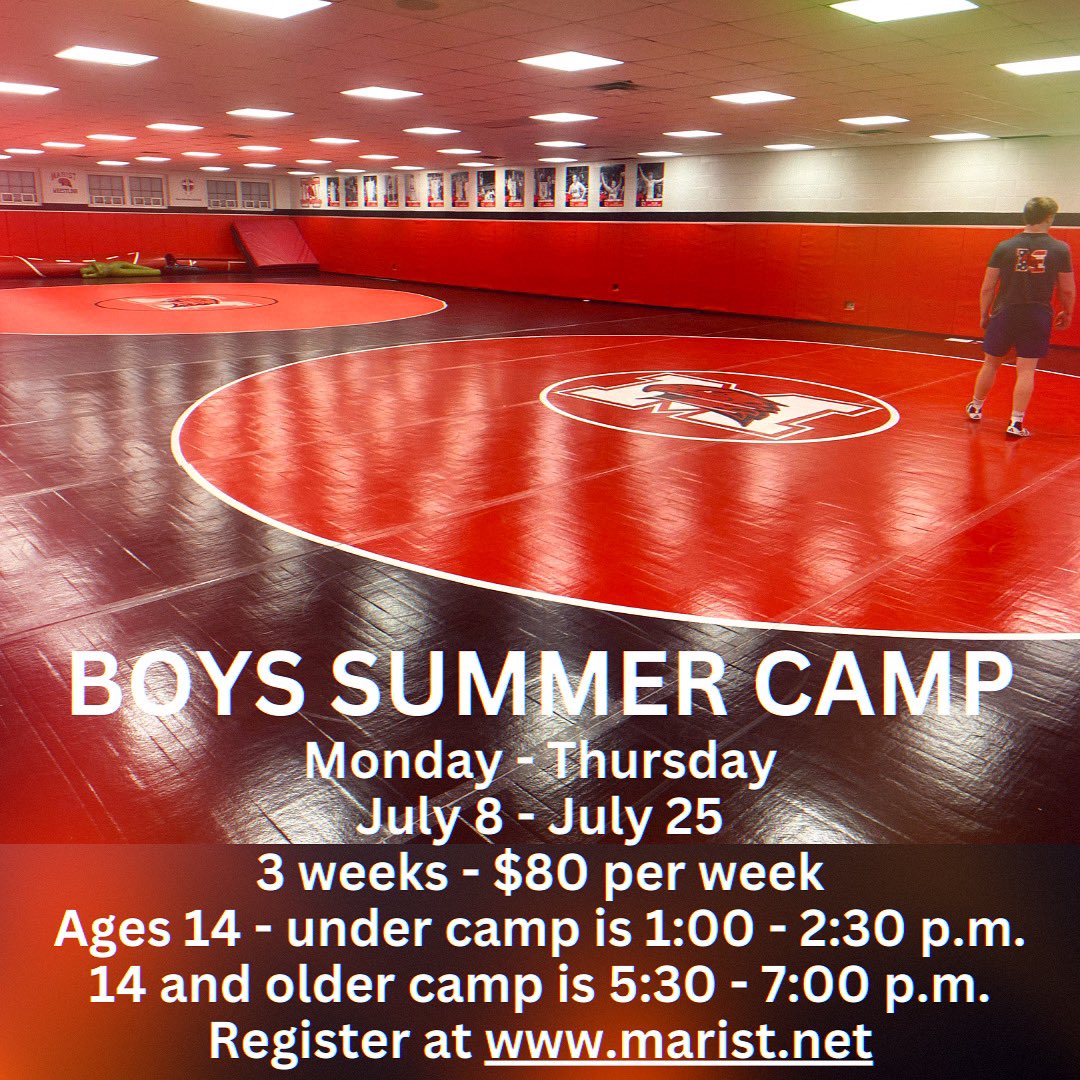 Camps are open for registration still. Come train like a RedHawk! For girls camp info, be sure to check out @MaristGirlsWR!