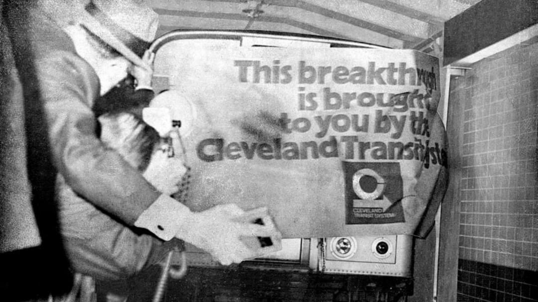 #ThrowbackThursday to the *very first* RTA Red Line ride to and from Cleveland Hopkins back in 1968! Thank you, @GCRTA, for continuing to offer regular rides to and from the airport, Downtown, Ohio City, Little Italy, and more! 🏙️✈️🚆