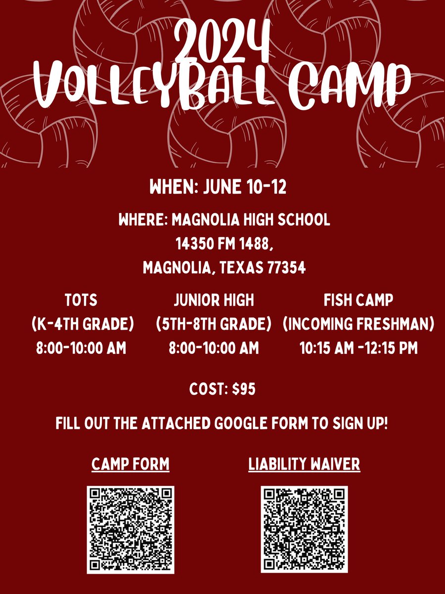 It’s time to sign up for our Summer Volleyball Camp!! We can’t wait to see our future Bulldogs there!! 🏐🐾