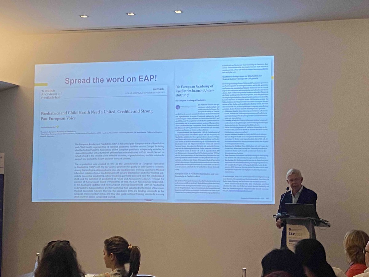 Pediatrics and child health are crucial to our future. That’s why we need a united, credible, and strong Pan-European voice. Our President Prof. Berthold Koletzko’s editorial to Turkish Archives of Pediatrics <a href="/kasapcopurOzgur/">ÖZGÜR KASAPÇOPUR</a> <a href="/pediatriTurk/">Turkish Archives of Pediatrics</a>