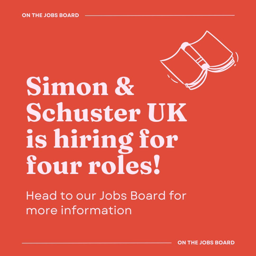 We have four new exciting positions at Simon & Schuster on the Jobs Board! ⭐ Click here for more information about the roles, and to apply: buff.ly/3L25SEd #PublishingJobs #WorkInPublishing