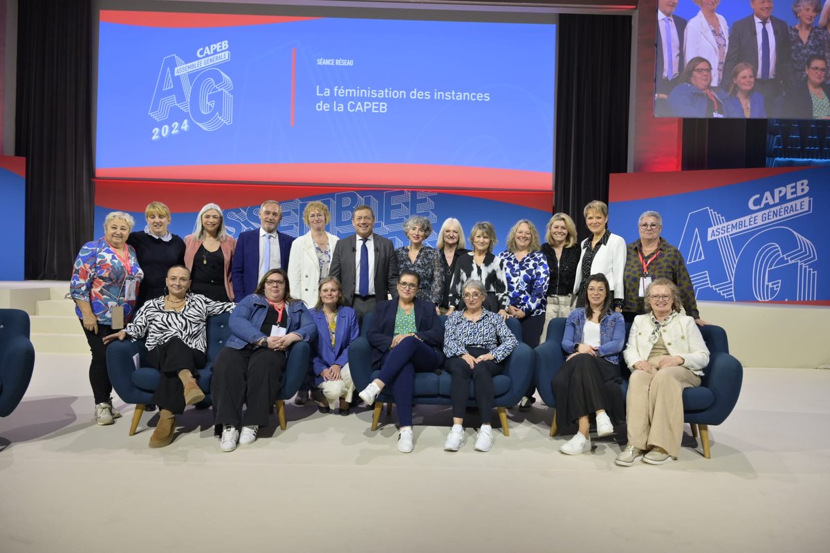 capeb_fr's tweet image. 🔵 🔴 La 78eme assemblée Générale de la CAPEB : + de 700 participants issus des CAPEB de tous les départements et régions de France y sont.

C’est un rassemblement important pour que nous fassions le bilan des actions menées collectivement au nom des entreprises artisanales du