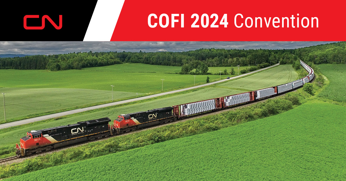 Looking to optimize your global supply chain in forestry? Look no further! Our solutions enhance productivity, resilience, and transportation efficiency for all involved. Stop by Booth 24 at #COFI2024 to discover how CN can help your business thrive! 🌍🌲