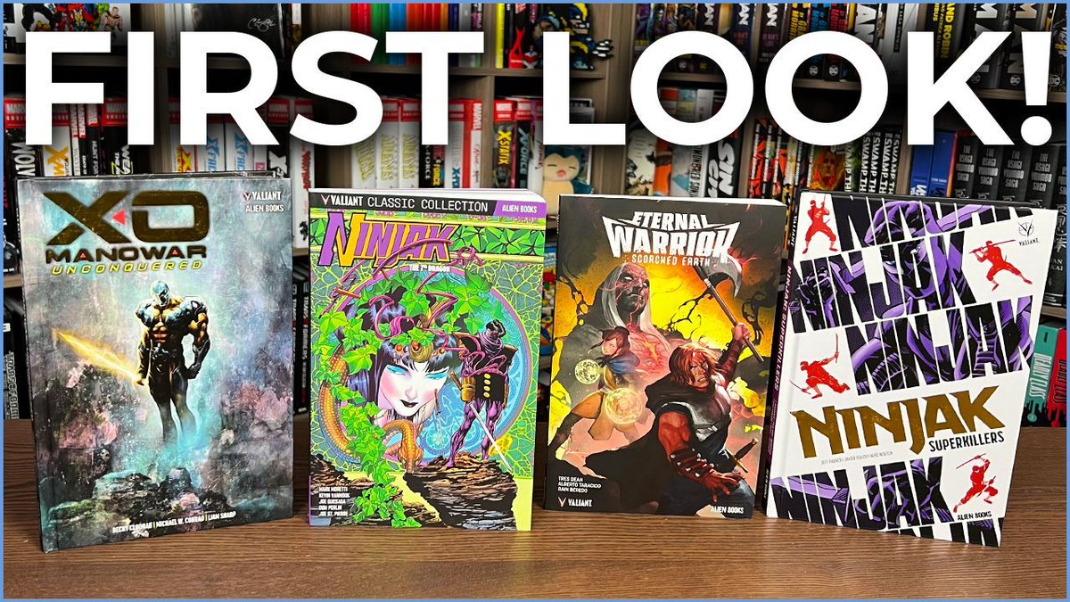 Happy THURSDAY, Minties!

The Uncanny Omar has FOUR First Looks for you in ONE video!

These are all up coming releases from @ValiantComics!

XO! NINJAK! ETERNAL WARRIOR!

Check it out:

bit.ly/3JcNaur

#comics #comicbooks #valiant #xomanowar #ninjak #eternalwarrior