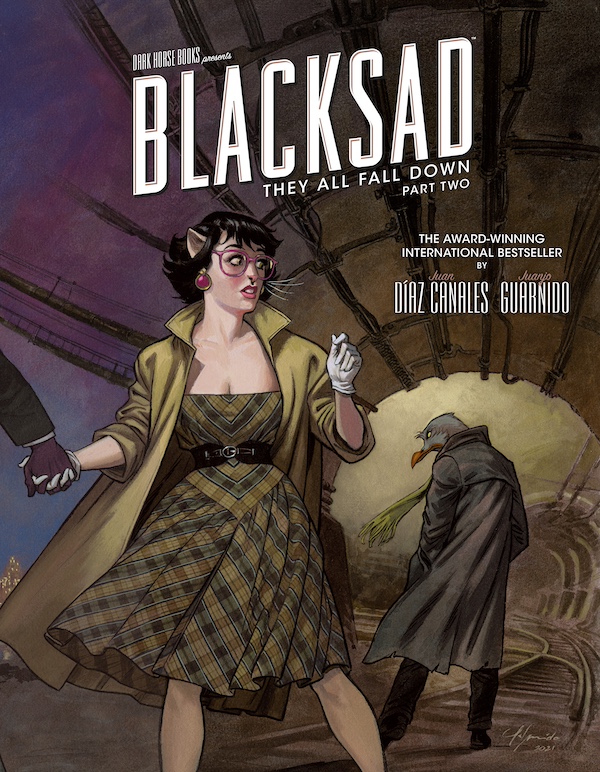 ICYMI: The continuation of Juan Díaz Canales and @jjguarnido's award-winning Blacksad: They All Fall Down • Part One arrives in November. Part Two is translated by Diana Schutz & Brandon Kander; newly lettered by Tom Orzechowski & Lois Athena Buhalis: bit.ly/3xqk8oA