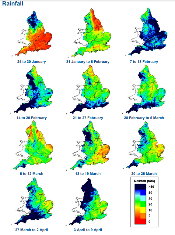 It's not like we needed the official confirmation but yep, the last week or so has been pretty wet in England. See the map on bottom right. Marjority of river flows 'exceptionally high' for this time of year assets.publishing.service.gov.uk/media/6617bbea…