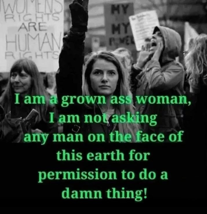 Republicans want to take women and people of color back to the 1800s, when white men were self-declared masters of both of them. I say F*ck Off, Republicans! We won't let you do that!! #WeWontGoBack