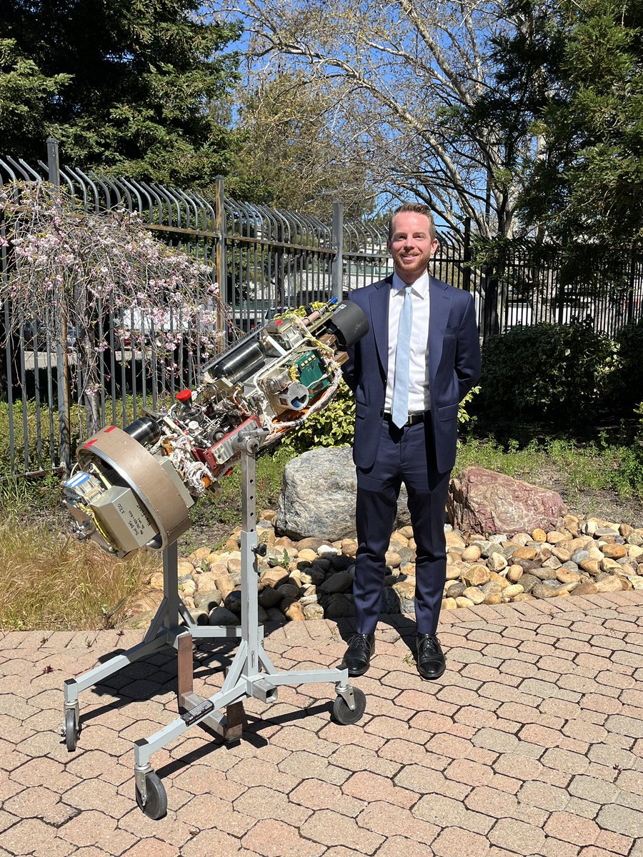 It’s not everyday that you get to see the one remaining Brilliant Pebble space-based interceptor from the Strategic Defense Initiative. Thanks to the folks at Lawrence Livermore for hosting me!