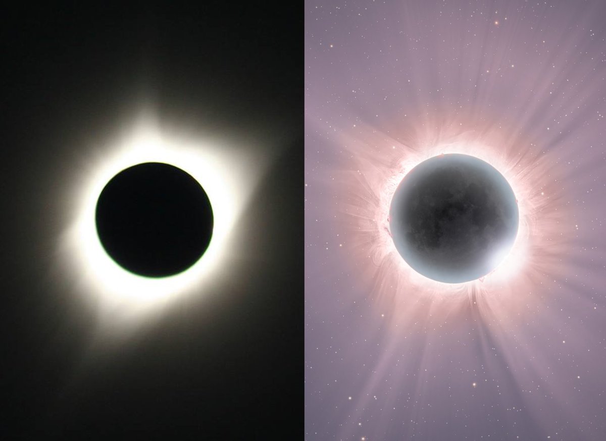 These are both mine, from the 2017 Eclipse and from Monday. 2017 inspired and kicked off my journey into astrophotography, so it's interesting to see how much I've developed my style since then. I wonder who out there started their own journey on Monday?