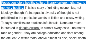 Quotes below (with which i agree) are from @RossBarkan's The Death (and Life) of Takedown Culture: 'Why the Bookforum piece on Lauren Oyler resonates'; you can read it on his sub s