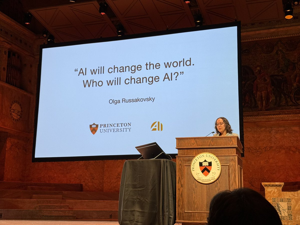 “AI will change the world. Who will change AI?” @Princeton @NJEDATech @_aiforall