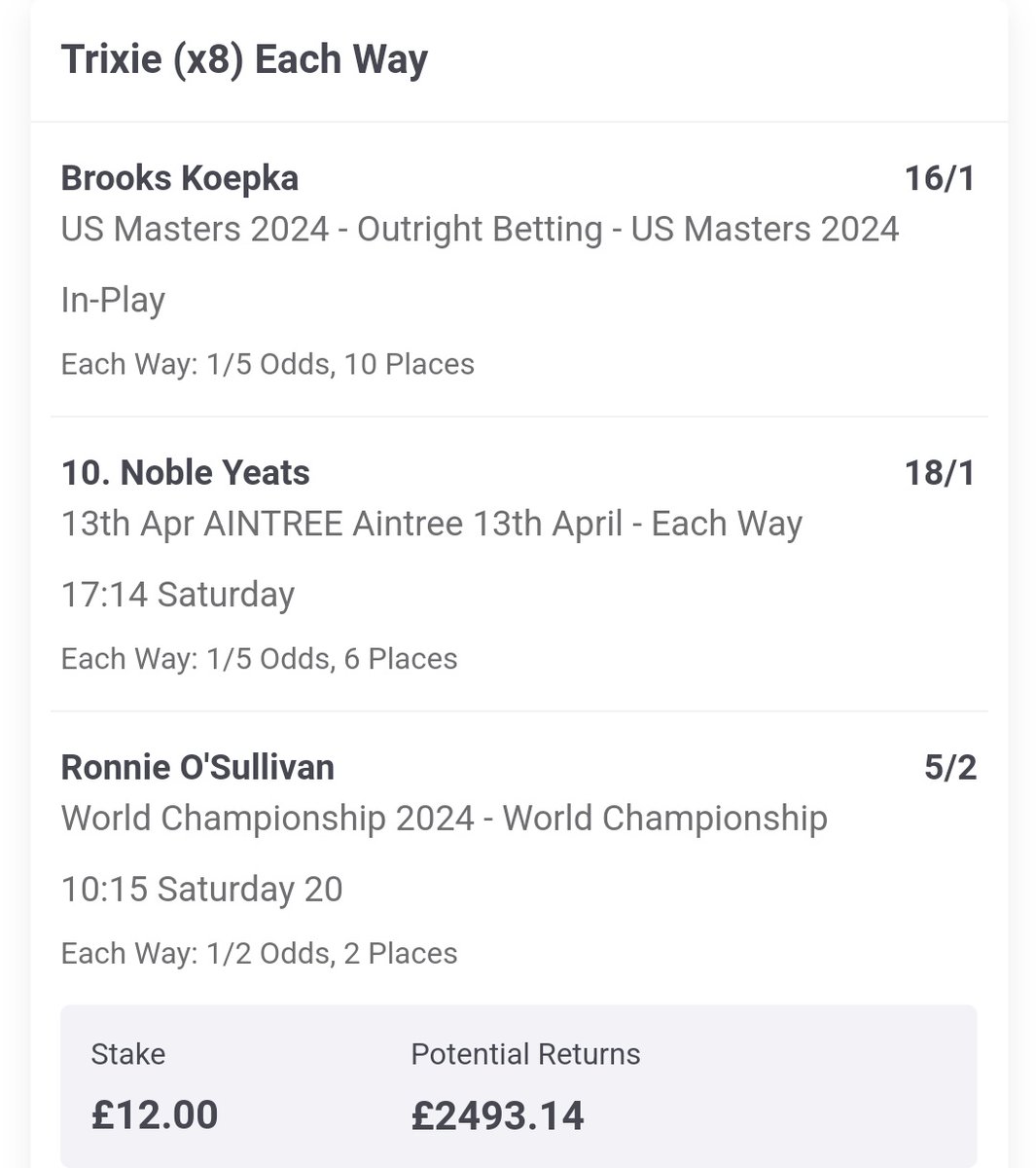 Bazza1983's tweet image. #springtreble