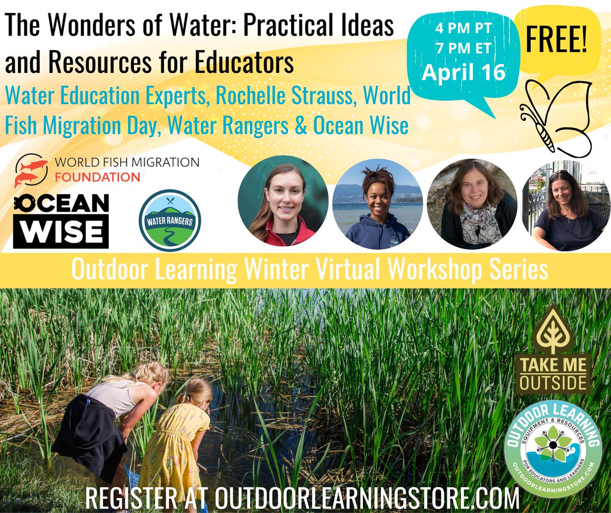 🌊 Educators - join us for a FREE workshop on the Wonders of Water this Tuesday! 🌊 ow.ly/oEbk50Rehzt We'll discuss all things water education - from our place in the cycle, to the other beings we share the water with, how to study it and how we are linked to the oceans!