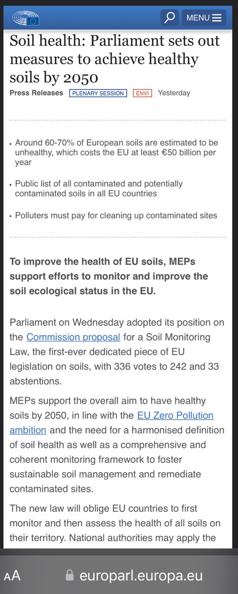 Gargi32354857's tweet image. 🙏🏽🙏🏽🙇🏼‍♀️🥳🤩💃🏽 

Endlessly grateful to @SadhguruJV for spreading awareness of the urgent need to #SaveSoil &amp;amp;inspiring millions of earth buddies to request local/global leaders to pass #SoilProtection laws ensuring a min. of 3-6% organic content in the soil
savesoil.org