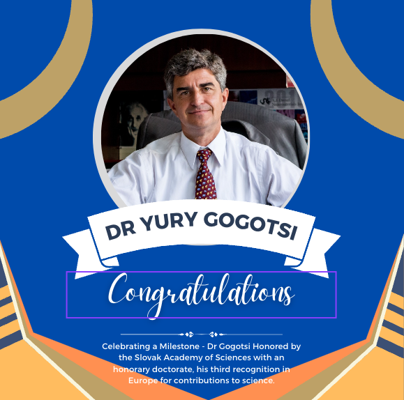 Thrilled to share that Dr. Yury Gogotsi has received an honorary doctorate from the Slovak Academy of Sciences. This accolade, akin to the Max Planck Society's prestige, celebrates his significant contributions to science.

#HonoraryDoctorate #ScientificExcellence #SlovakAcademy