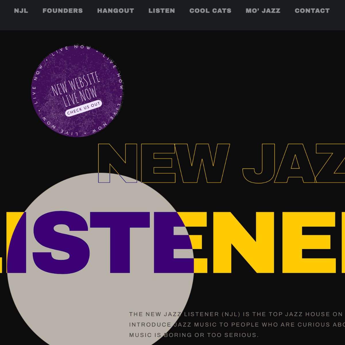 Welcome to our amazing new website!

newjazzlistener.COM

Dive deep into its offerings and visit often for newly hidden treasures.
#newjazzlistener #jazzwebsite #jazzshow #jazzrecords #jazz101 #jazzinformation #jazzicons #jazzclubs #jazzprogram #jazzeducation #jazz #jazzmusic