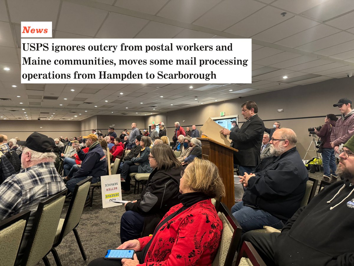 This is a shortsighted move that ignores outcries from postal workers, small businesses and communities in northern and central parts of the state. It also makes clear that the folks making this decision either do not understand or do not care to understand Maine.