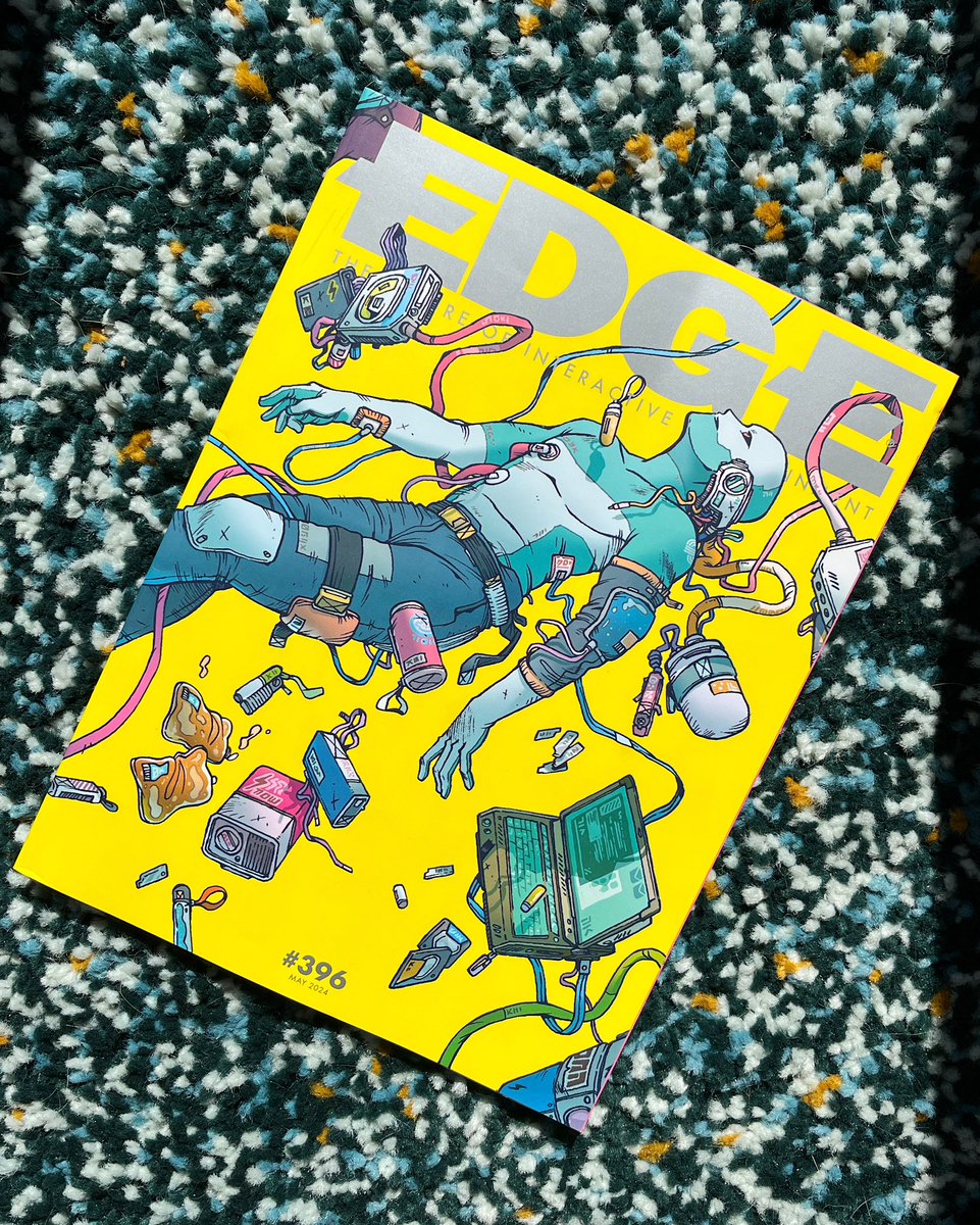 jamesbanos's tweet photo. This month's @edgeonline issue is dedicated to @JumpOvertheAge's extremely promising @CitizenSleeper 2: Starward Vector. 

Sequel to one 2022's biggest sleeper (see what I did there?) hits, thanks to its compelling writing and elegantly integrated tabletop gameplay mechanics. 💛 https://t.co/oHm5JQvDnW
