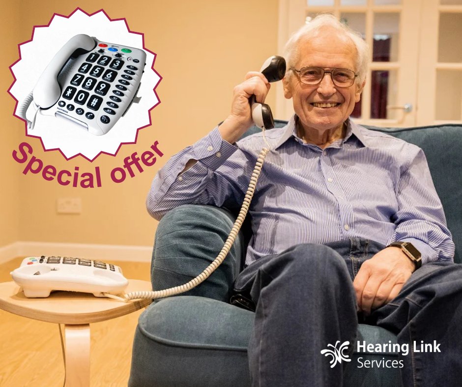 For April and May we have a saving available on our amplified telephone which has been designed for people with severe to profound hearing loss. This offer is exclusive to our online shop. You can shop this offer here 👇 shop.hearingdogs.org.uk/products/geema… #AmplifiedTelephone #HearingLoss