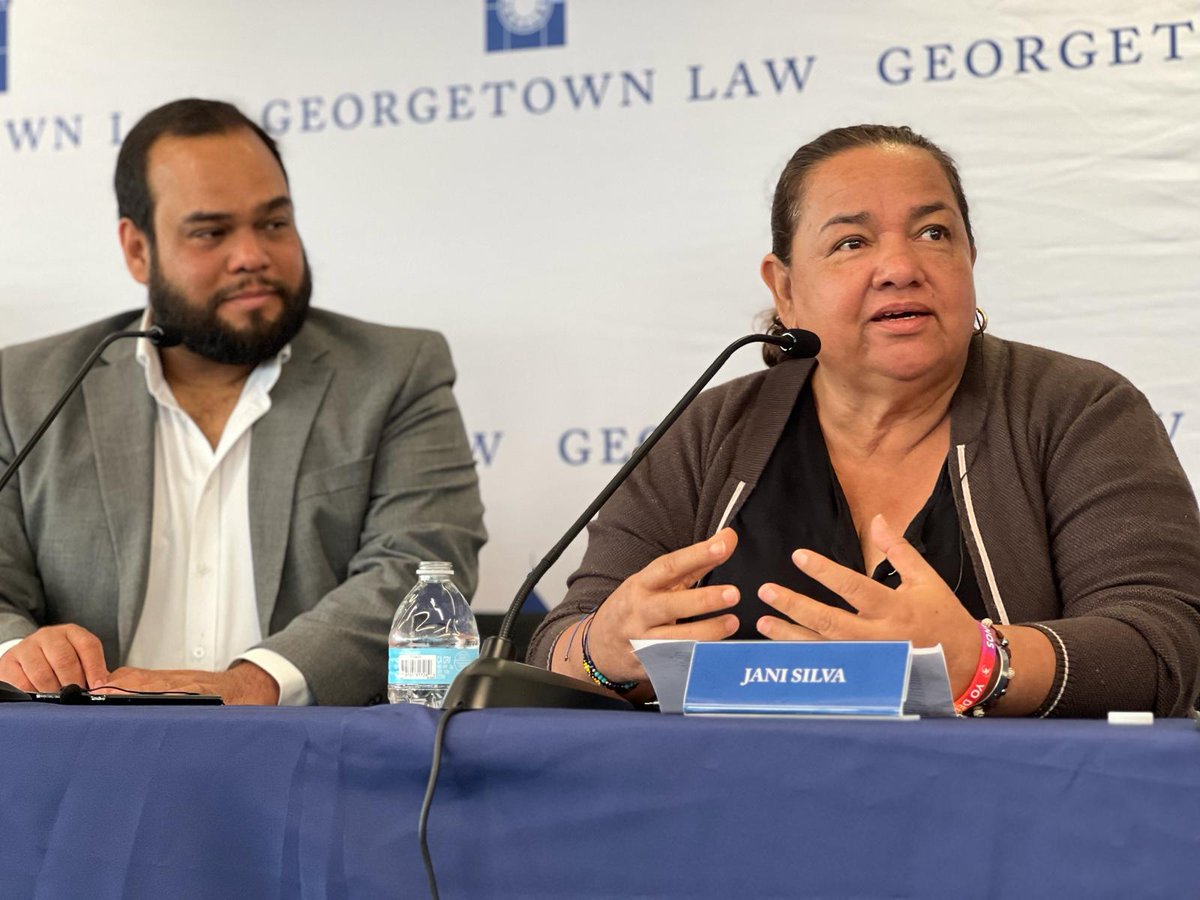 HRI_gtownlaw's tweet photo. HRI held our annual Samuel Dash Conference on Protecting Environmental Defenders in an Age of Climate Emergency. Many thanks to the defenders, lawyers, &amp; officials that participated in these important conversations!  Link in bio for important updates on the event 🔗 https://t.co/FuH1W6EGvd