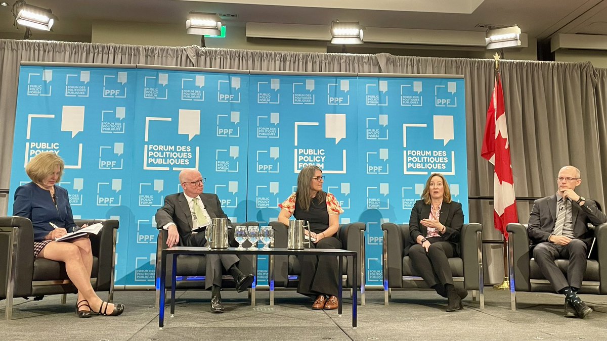 Solutions to #Canada’s #productivity challenge from Kaylie Tiessen @UniforTheUnion, @wilkinscarolyna, @danobrien20, @trevortombe, w/ @hscoffield: engage workers, better Fed-Prov coord’n, end inter-prov trade barriers, more competition, end tax disincentives to investment #cdnpoli