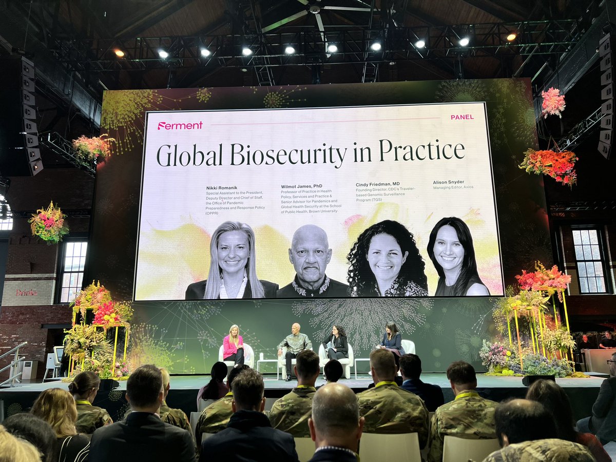 African leaders used to say biosecurity was a Western issue — “they don’t say that anymore,” according to @wilmotjames. “There’s a window to do something about this, and that window is quite small.”