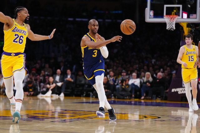 Spencer Dinwiddie discussed the deflating nature of the Warriors’ 3-point shooting in the Lakers’ loss. lakersnation.com/lakers-news-sp…