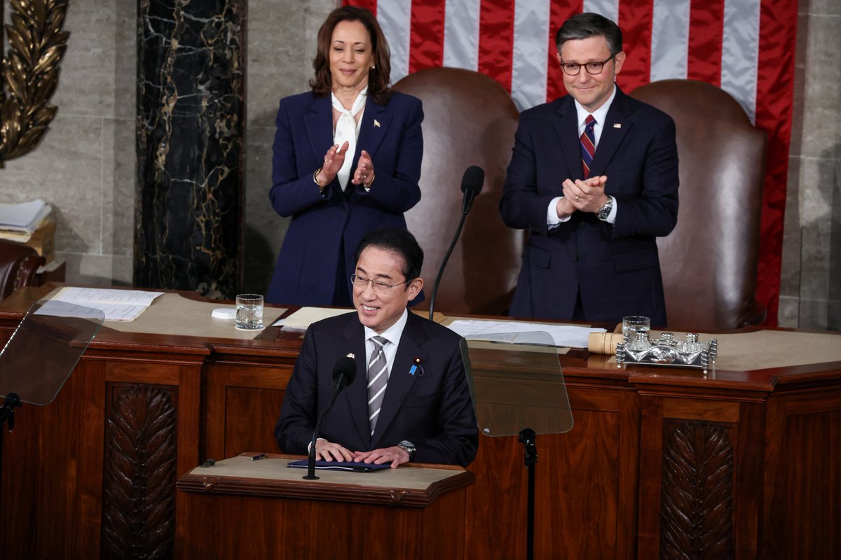 #BREKAING In a speech before joint session of the Congress, Japan PM Kishida warns that “#Ukraine of today may be East Asia of tomorrow'”