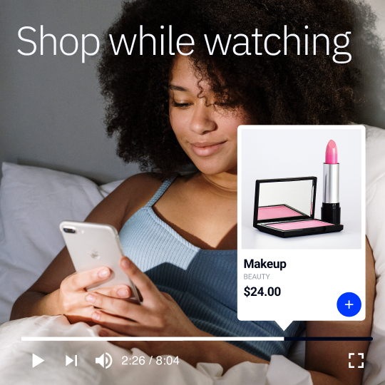 simustream's tweet photo. Give your audience what they want convenience. Utilize shoppable videos to seamlessly connect viewers with your products or services, turning inspiration into immediate action. https://t.co/XXiYATly2z https://t.co/25DyXXQiuS
