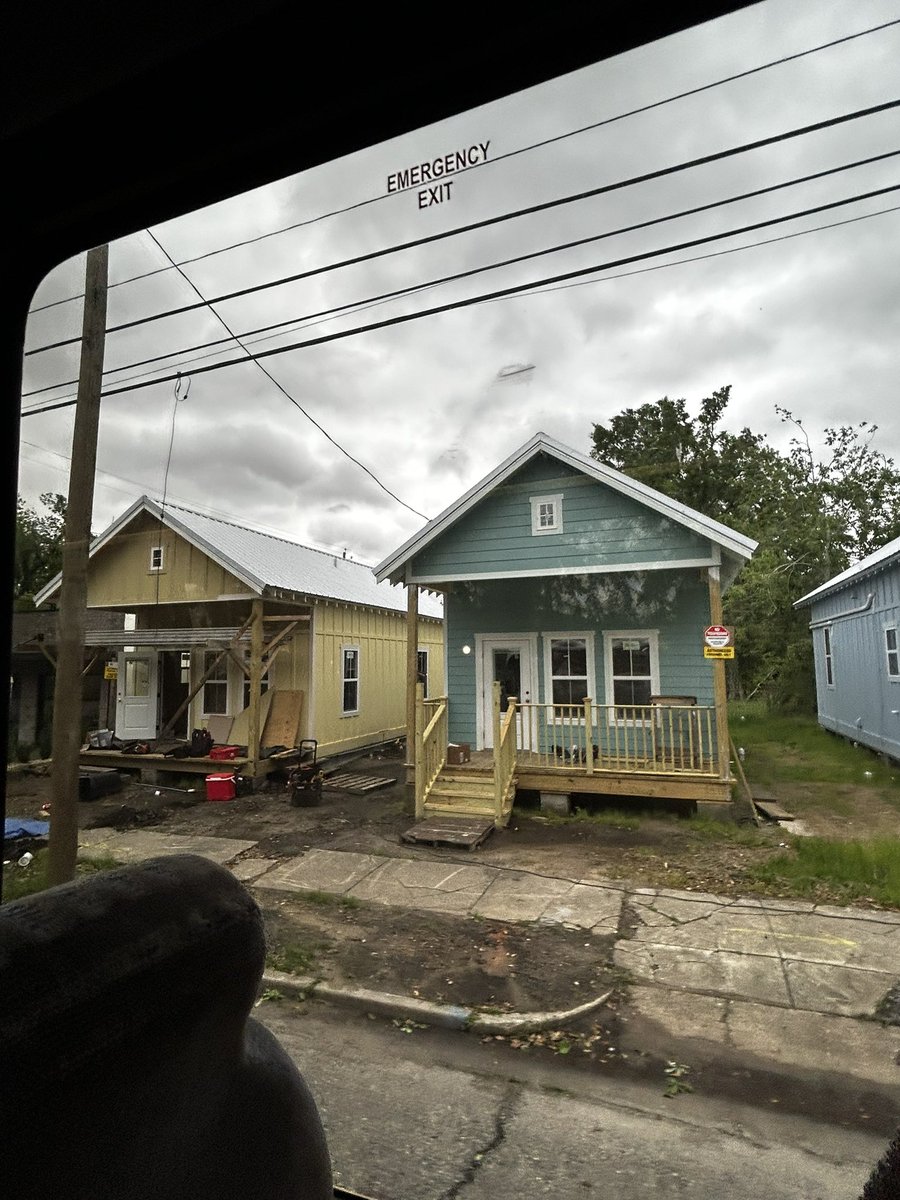 New Tiny Houses under construction.  #CommunityMapppingTour