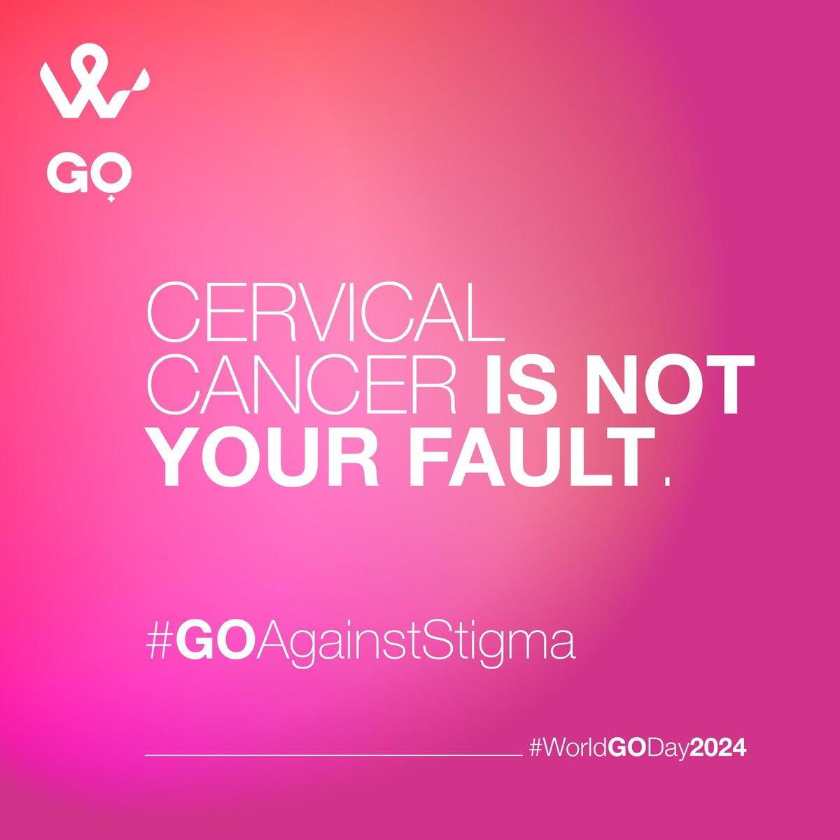👎The bad news is some take it to mean cervical cancer is somehow the patient’s fault, which is unfair & untrue. HPV infections are extremely common & most don’t even notice when they have one. Let’s help lift the stigma. 🏋️ Cervical cancer is never your fault. #NoStigmainGO
